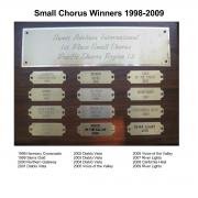 Small Chorus Winners