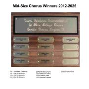 Mid-Size Chorus Winners