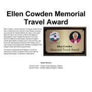 Ellen Cowden Travel Award